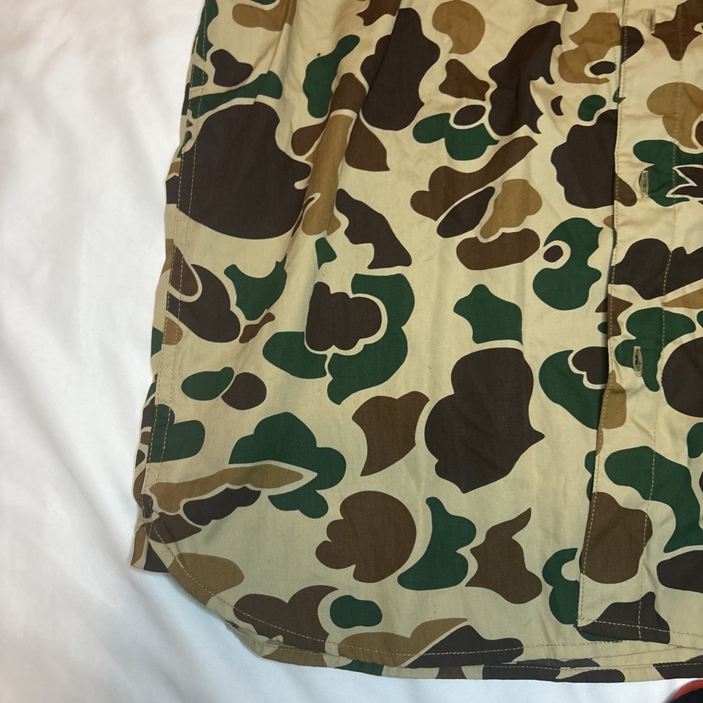 The North Face Shirt Mens XL Duck Camo Short Sleeve Pocket Button Up - Picture 10 of 16